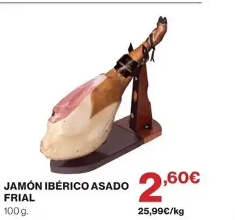 Hipercor FRIAL Jamón ibérico asado oferta