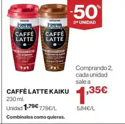 Hipercor KAIKU Caffè latte oferta