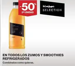 Hipercor En todos los zumos y smoothies refrigerados oferta