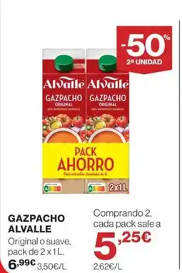 Hipercor ALVALLE Gazpacho oferta
