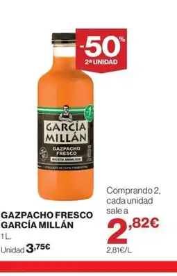 Hipercor GARCÍA MILLÁN Gazpacho fresco oferta