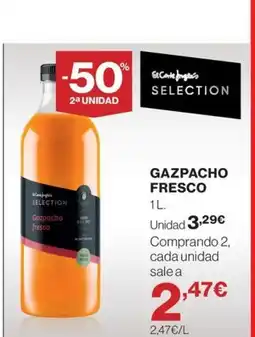 Hipercor Gazpacho fresco oferta