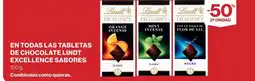 Hipercor En todas las tabletas de chocolate lindt excellence sabores oferta
