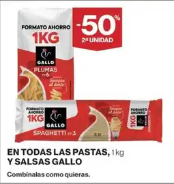 Hipercor GALLO En todas las pastas y salsas oferta