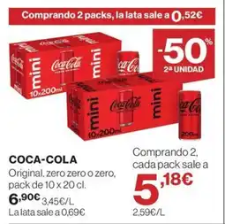 Hipercor COCA-COLA oferta