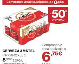 Hipercor AMSTEL Cerveza oferta