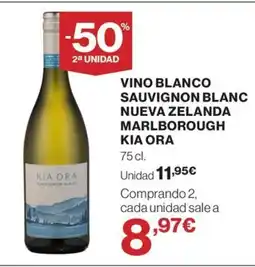 Hipercor Vino blanco sauvignon blanc nueva zelanda oferta