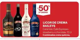 Hipercor BAILEYS Licor de crema oferta
