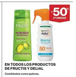 Hipercor En todos los productos de fructis y delial oferta