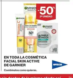 Hipercor En toda la cosmética facial skin active de garnier oferta