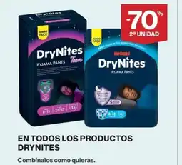 Hipercor DRYNITES En todos los productos oferta