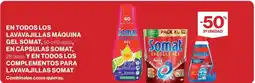 Hipercor SOMAT En todos los lavavajillas máquina gel oferta