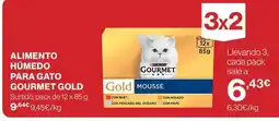 Hipercor Alimento húmedo para gato gourmet gold oferta