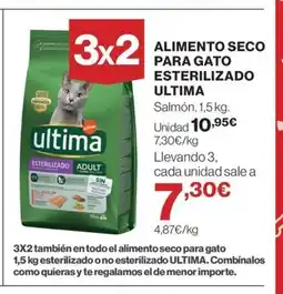 Hipercor ULTIMA Alimento seco para gato esterilizado oferta