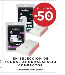 Hipercor En selección de fundas ahorraespacio oferta