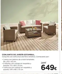 Hipercor Conjunto de jardín estambul oferta