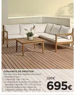 Hipercor Conjunto de preston oferta