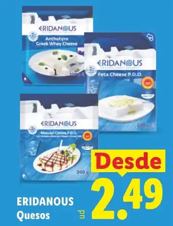 ERIDANOUS Quesos