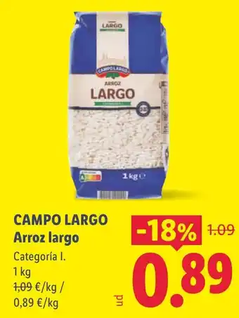 CAMPO LARGO Arroz largo
