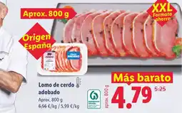 Lidl Lomo de cerdo adobado oferta