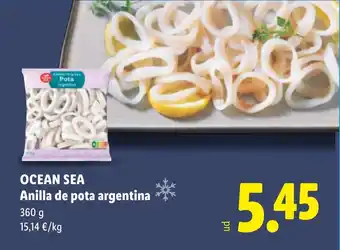 Lidl OCEAN SEA Anilla de pota argentina oferta