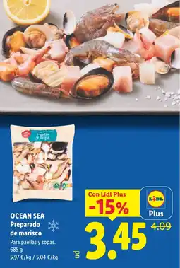 Lidl OCEAN SEA Preparado de marisco oferta