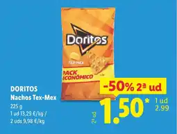 Lidl DORITOS Nachos Tex-Mex oferta