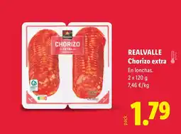 Lidl REALVALLE Chorizo extra oferta