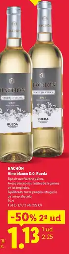 Lidl HACHÓN Vino blanco D.O. Rueda oferta