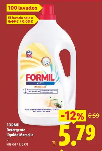FORMIL Detergente líquido Marsella