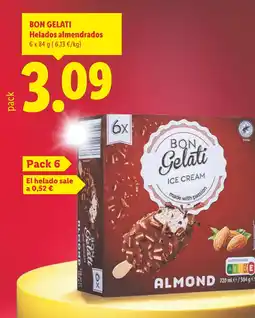 Lidl BON GELATI Helados almendrados oferta