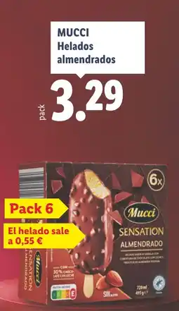 Lidl MUCCI Helados almendrados oferta