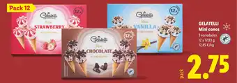 Lidl GELATELLI Mini conos oferta