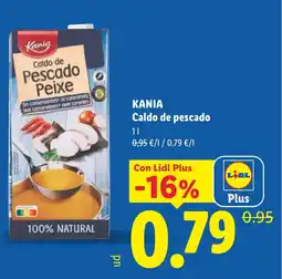 Lidl KANIA Caldo de pescado oferta