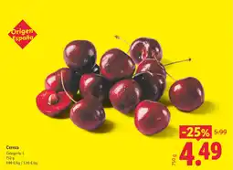 Lidl Cereza oferta
