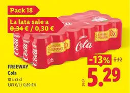 Lidl FREEWAY Cola oferta