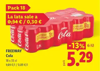 Lidl FREEWAY Cola oferta