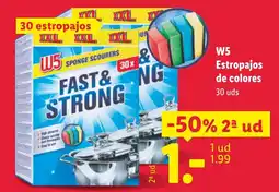 Lidl W5 Estropajos de colores oferta