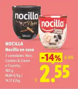 Lidl NOCILLA Nocilla en vaso oferta