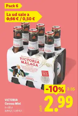 Lidl VICTORIA Cerveza Mini oferta