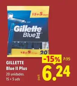 Lidl GILLETTE Blue II Plus oferta