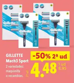 Lidl GILLETTE Mach3 Sport oferta