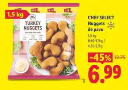 Lidl CHEF SELECT Nuggets de pavo oferta