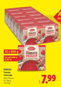 Lidl BARESA Tomate triturado oferta