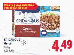 Lidl ERIDANOUS Gyros oferta