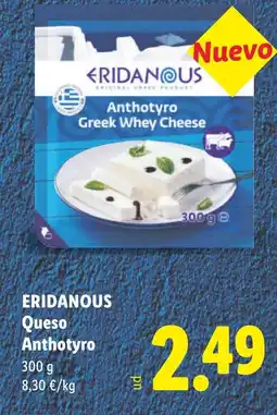 Lidl ERIDANOUS Queso Anthotyro oferta
