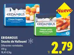 Lidl ERIDANOUS Snacks de Halloumi oferta