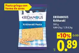 Lidl ERIDANOUS Kritharaki oferta
