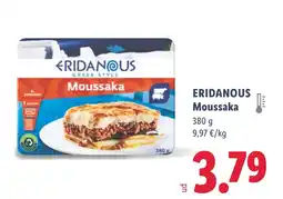 Lidl ERIDANOUS Moussaka oferta