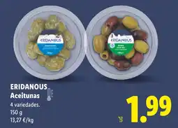 Lidl ERIDANOUS Aceitunas oferta
